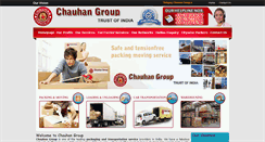 Desktop Screenshot of chauhanpackers.com